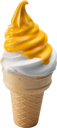 Мороженое рожок в глазури со вкусом маракуйя-манго в КФС меню 2024 с ценами и фото на сегодня