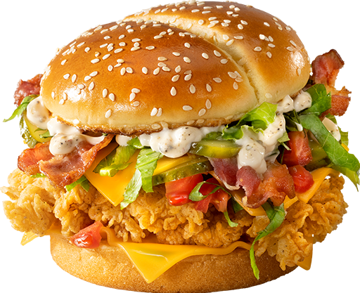 Бургер Сандерс Де Люкс Оригинальный — цена, калорийность, состав, вес и фото в KFC