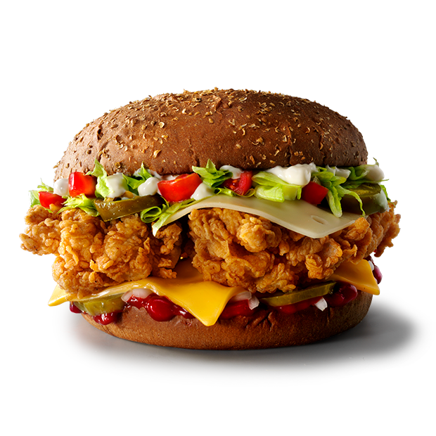 Двойной Темный Бургер в КФС — цена, калорийность, состав, вес и фото