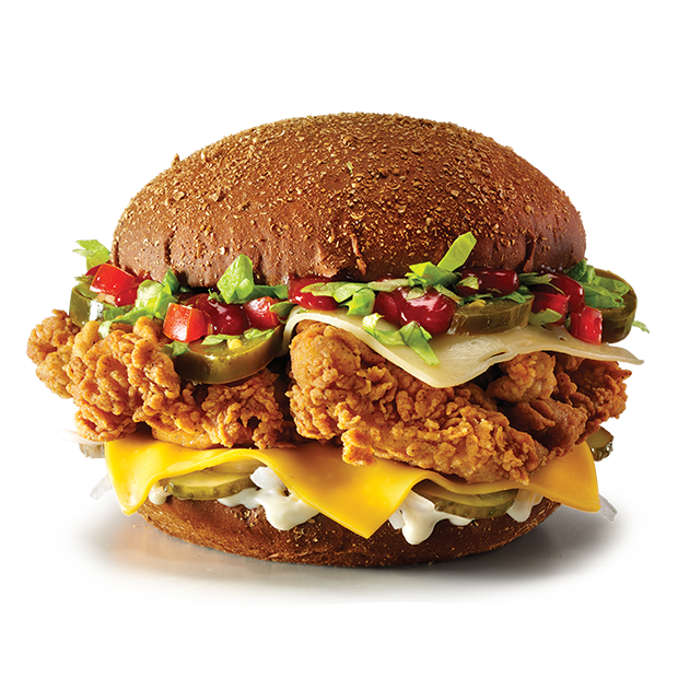 Двойной Темный Бургер в КФС — цена, калорийность, состав, вес и фото