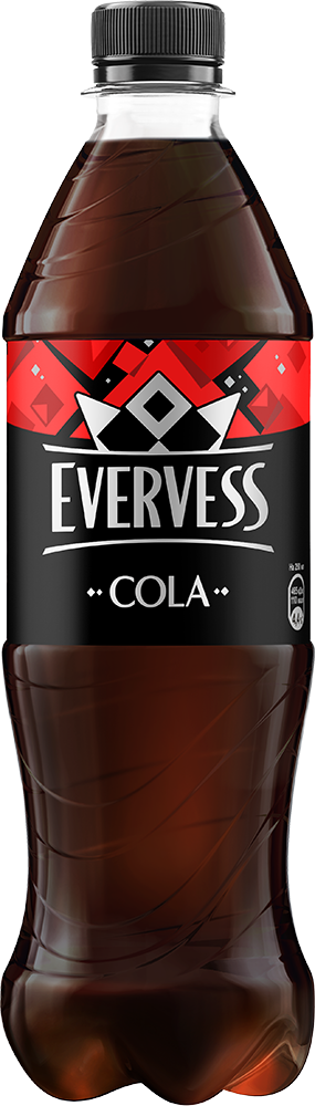 Эвервесс Кола в бутылке 0,5 л в КФС меню 2024 с ценами и фото на сегодня