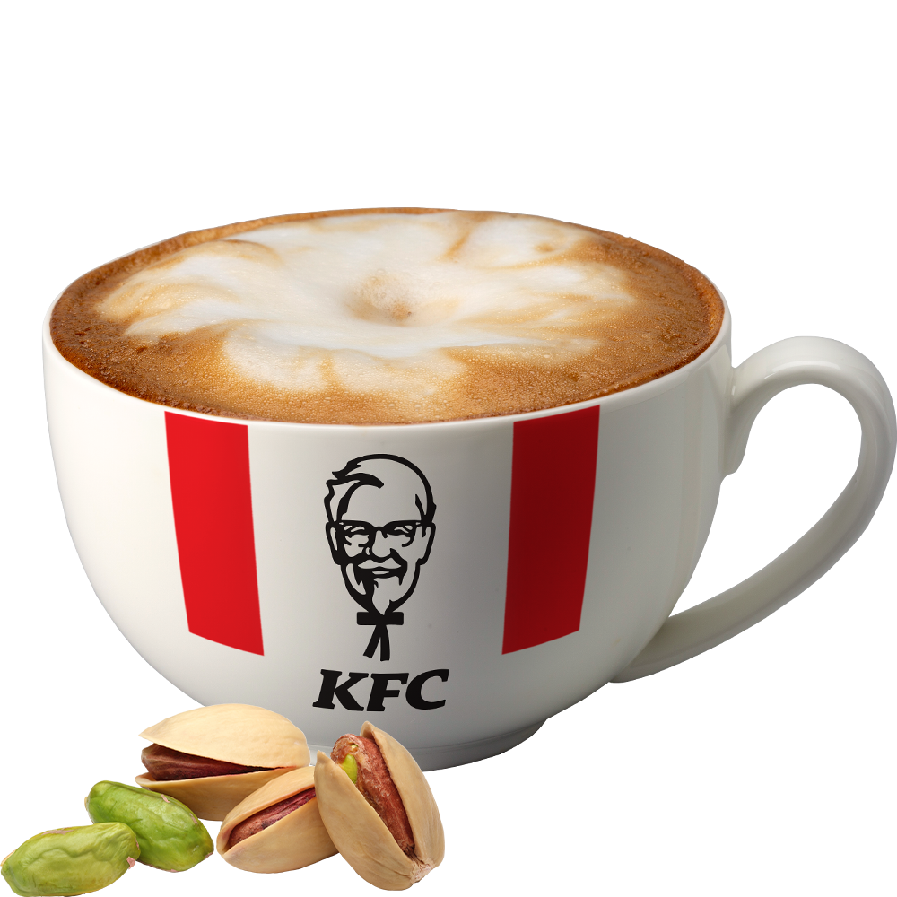 Кофе Капучино Ароматная Фисташка средний в КФС — цена, калорийность, состав, вес и фото