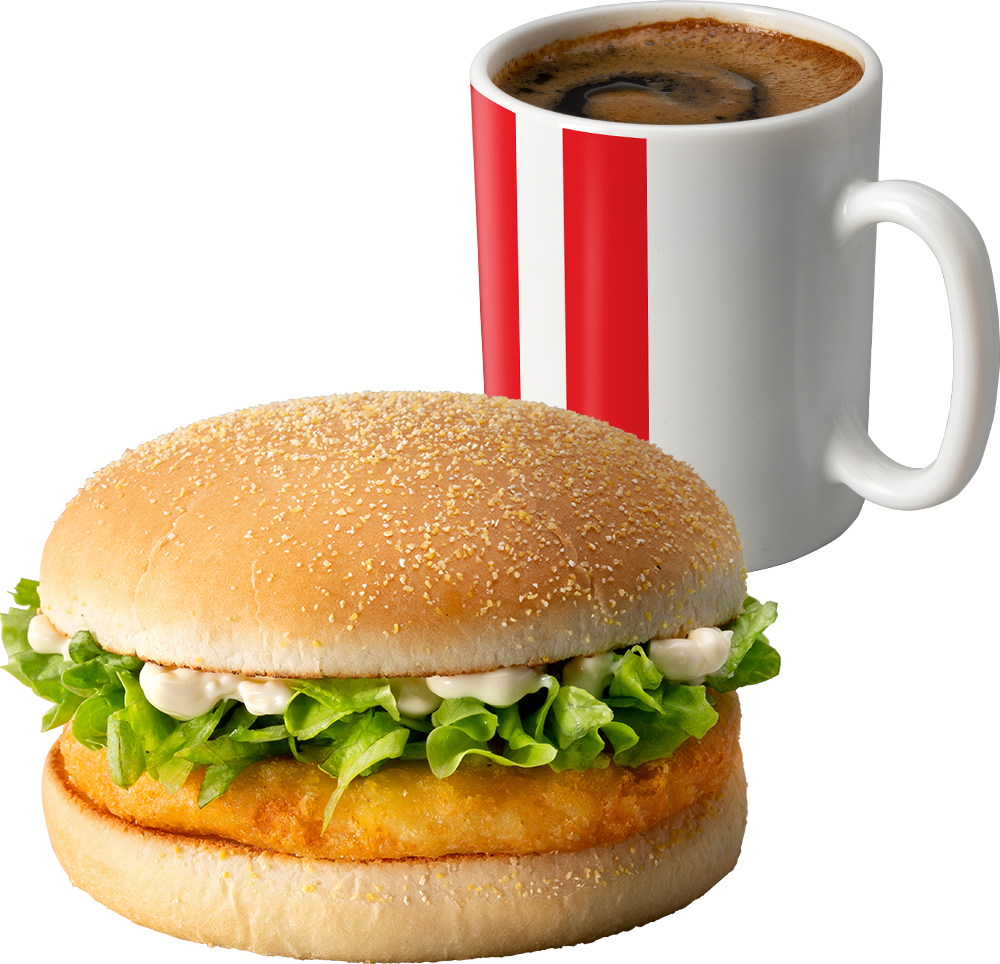 Комбо Кофе с Чикенбургером в КФС — цена, калорийность, состав, вес и фото
