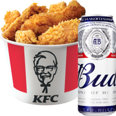 Сандерс Баскет+Бад 0,45 в банке — цена, калорийность, состав, вес и фото в KFC