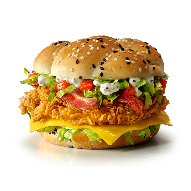 Шефбургер Де Люкс в КФС — цена, калорийность, состав, вес и фото
