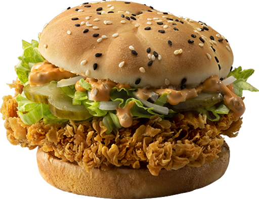 Шефбургер Острый в КФС — цена, калорийность, состав, вес и фото