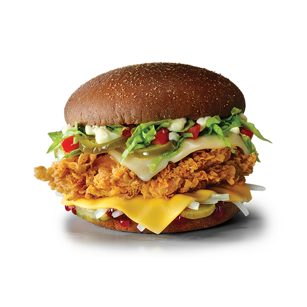 Темный Бургер в КФС — цена, калорийность, состав, вес и фото